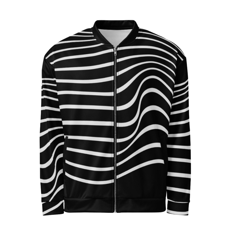 Zebra Bomber Jacket