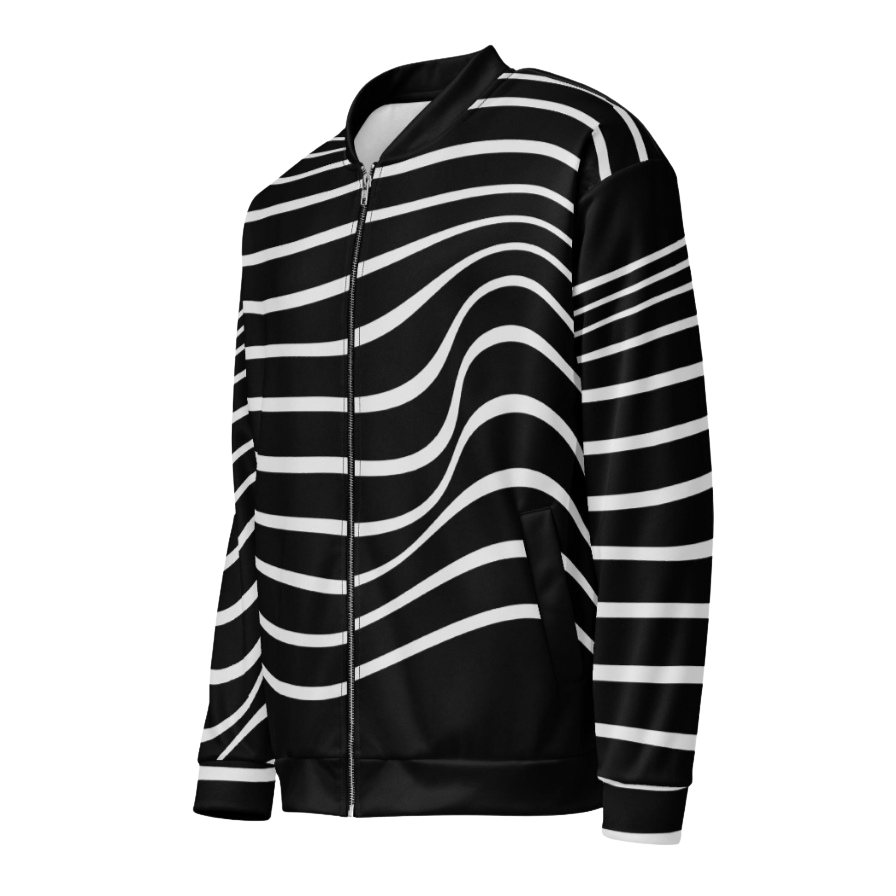 Zebra Bomber Jacket