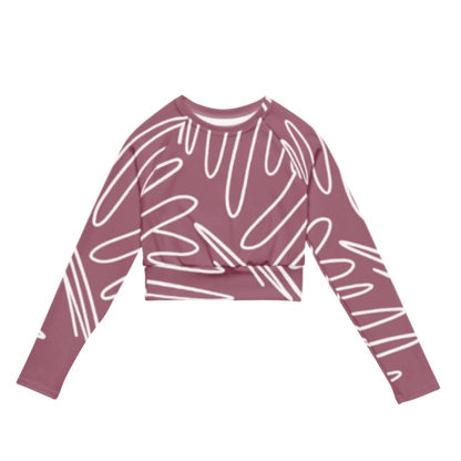 Recycled Long-Sleeve Crop Top