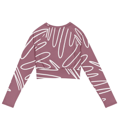 Recycled Long-Sleeve Crop Top